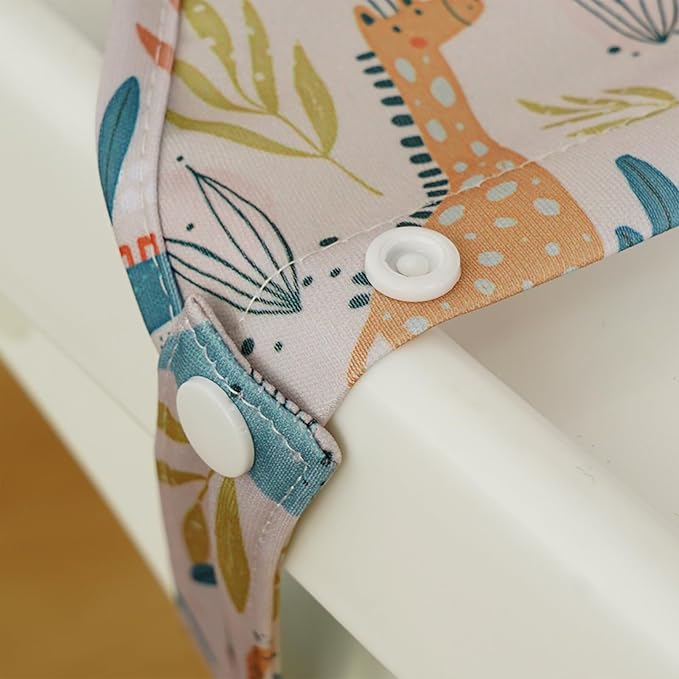 CoolaPeach Long Sleeve Baby Bib - Mess-Proof Feeding Bibs for Babies - Adjustable, Waterproof, and Highchair/Table Attachment