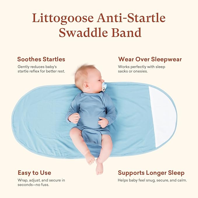 3-Pack Newborn Swaddle Wrap, Adjustable Velcro Swaddles Strap for Infants, Baby Arm Swaddle Band