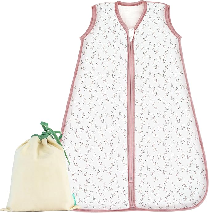 Unisex Baby Sleep Sack 0.5 TOG, Lightweight Summer Wearable Blanket, Soft Rayon Made from Bamboo Toddler Sleep Bag