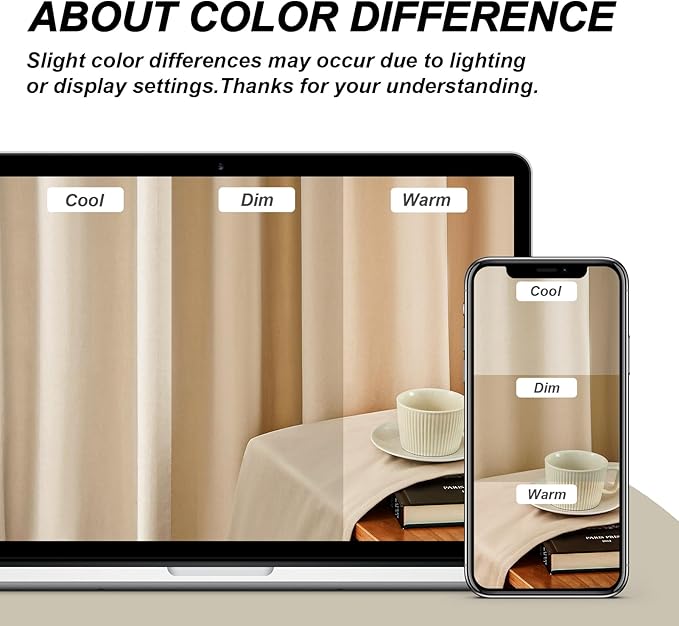 Topfinel 94 Inches Length Custom Ceiling Beige Cream Blackout Curtains,Soft Velvet Room Darkening Soundproof Curtains,Modern Decorative Thick Elegant Tan Curtains 52" X 94" for Living Room 2 Panels