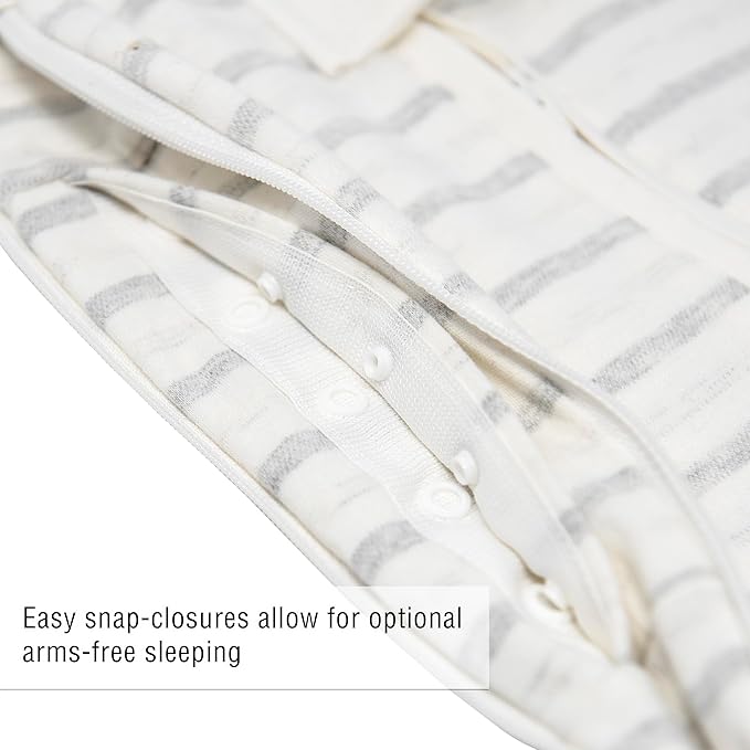 Woombie Grow with Me Baby Swaddle, Convertible Swaddle Fits Babies 0-9 Months, Expands to Wearable Blanket for Babies up to 18 Months, Twilight Stripes