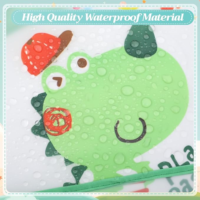 Tarpop Long Sleeve Bibs Infant Smocks Multi Pack Waterproof Soft Sleeved Bibs for Babies Toddler Eating Feeding