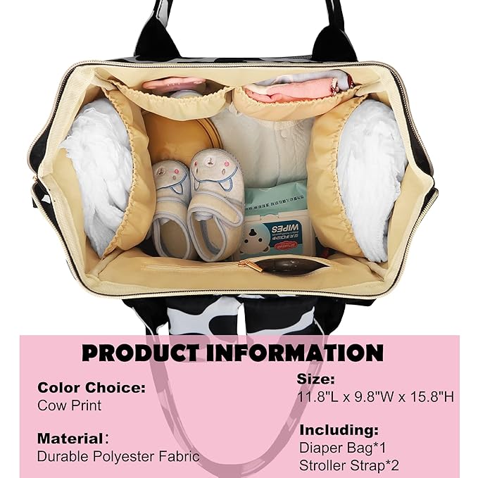 Diaper Bag Backpack Multifunction Maternity Diaper Bag for Baby Girls & Boys Large Capacity Travel Nappy Bags