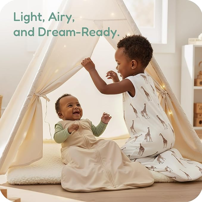 TOTCHILL Baby Sleep Sack, 1.0 TOG Cozy Wearable Blanket, Soft Sleeping Bag with Zipper, Toddler Sleep Sack 0-3-6-12-24-3T