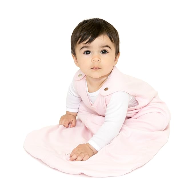 Baby Deedee Sleep Nest Lite, Sleeping Bag Sack - Pink Stripe, S (0-6 Months)