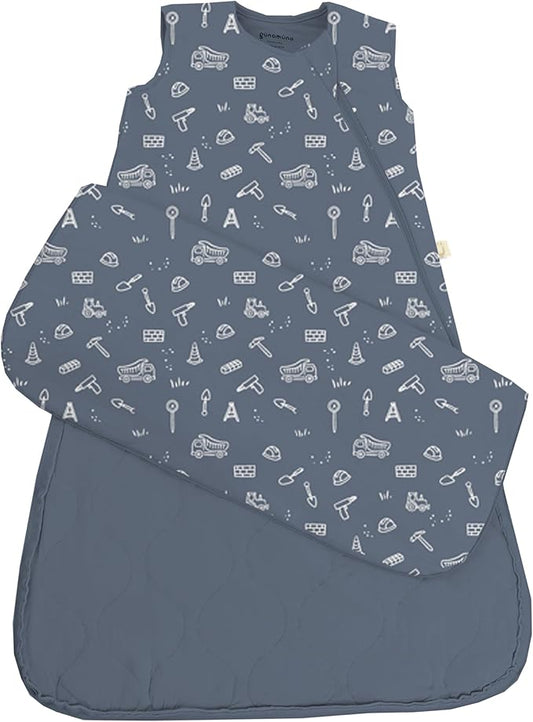 GUNAMUNA Sleep Sacks for Babies Toddlers and Newborns, Easy Changing Diaper Zipper, Cozy, 2.5 TOG