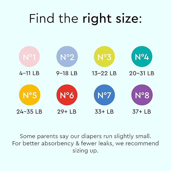 LILLYDOO Baby Diapers - Size 6 (29+ lbs), Half-Monthly Supply (57 Count), Leak Protection, Skin-Friendly, Ultrasoft, Perfume- & Chlorine-Free, Hypoallergenic, Dermatologist Tested, Oeko-TEX®