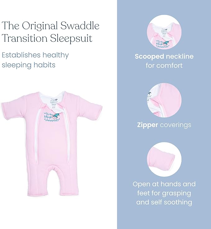 Magic Sleepsuit Baby Merlin's Microfleece Baby Swaddle Transition Product