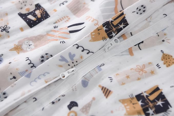 TADO MUSLIN Toddler Sleep Sack 2-4T, 0.5 TOG Lightweight Wearable Blanket, 100% Organic Cotton Muslin, Sleeveless, 2-Way YKK Zipper, OEKO-TEX Certified