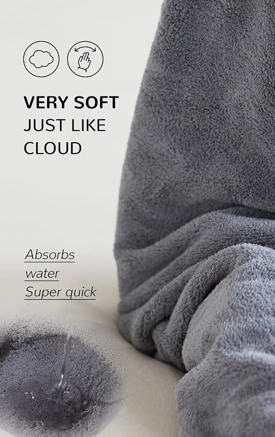 Baby Bath Towel,2 Pack Hooded Babie Towels for Newborn,Infant,Toddler,Ultra Absorbent Soft (White Bear+Blue Bear)