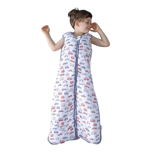 TADO MUSLIN Toddler Sleep Sack, 70% Rayon from Bamboo and 30% Cotton Baby Wearable Blanket Winter 2.5 TOG Sleeping Sacks Warm Soft Car (2-4T)