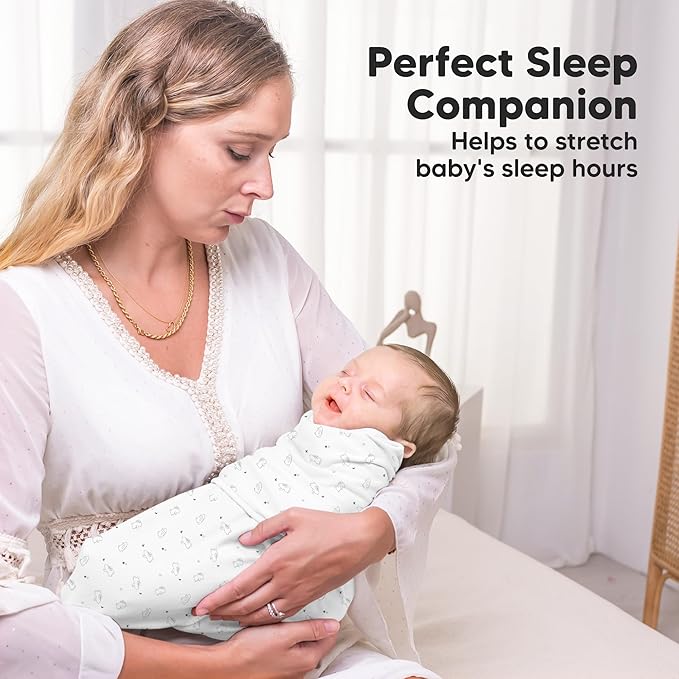 Baby Swaddle Sleep Sacks with Zipper - 3-Pack Swaddles for Newborns 0-3 Months, Infant, Baby Girls, Boys, Soft & Durable Newborn Sleep Sack, Easy Diaper Change Swaddling Blanket (Lunaris)