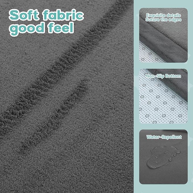 Baby Play Mat for Floor,1.3" Thick Elasti-Foam Playpen Mat for Tummy Time, Easy Care with Non-Slip Cushioned for Infant,Kids and Toddler Crawling