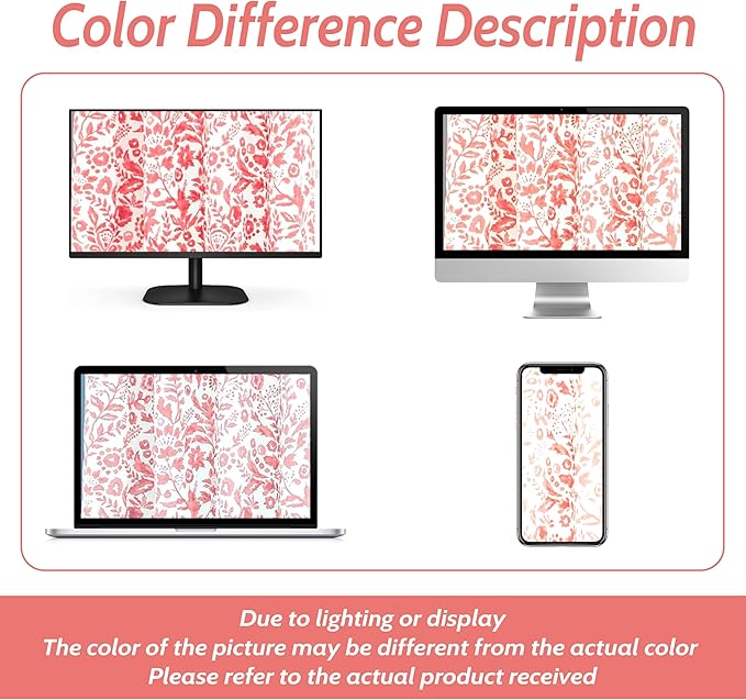 DriftAway Julia Watercolor Blackout Room Darkening Lined Thermal Insulated Energy Saving Window Curtains 2 Layers 2 Panels Each Size 52 Inch by 84 Inch Blush