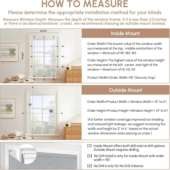 Kincmo No Drill Motorized Blinds with Remote, 100% Blackout Roller Shades for Windows, Custom Electric Blinds Compatible with Alexa, Apple Homekit, Google Home (100% Blackout Weave Grey)