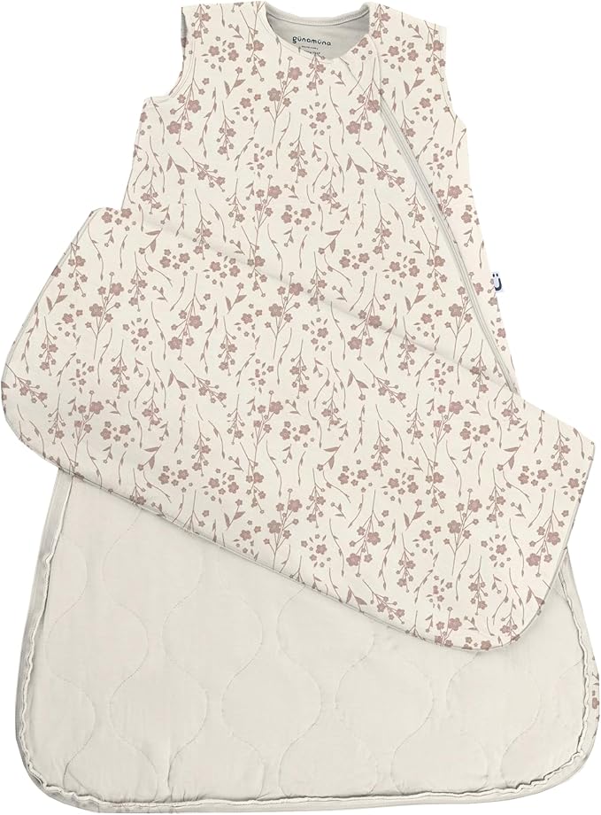 GUNAMUNA Sleep Sacks for Babies Toddlers and Newborns, Easy Changing Diaper Zipper, Cozy, 2.5 TOG