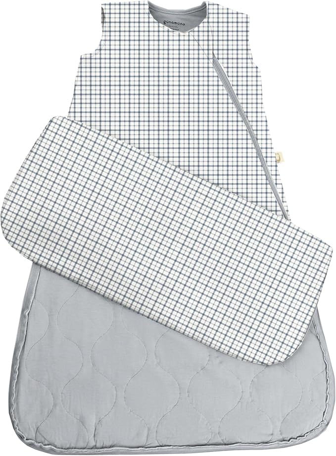 GUNAMUNA Sleep Sacks for Babies Toddlers and Newborns, Easy Changing Diaper Zipper, Cozy, 2.5 TOG