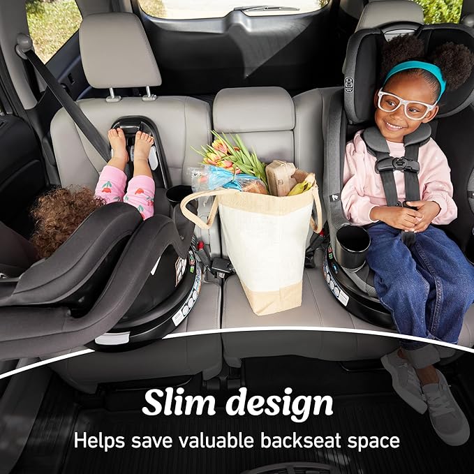 Graco EasyTurn 360 2-in-1 Convertible Car Seat, 360 Degree Rotating Infant to Toddler Rotating Car Seat, 2 Modes Forward and Rear Facing, Slim Design, Solae