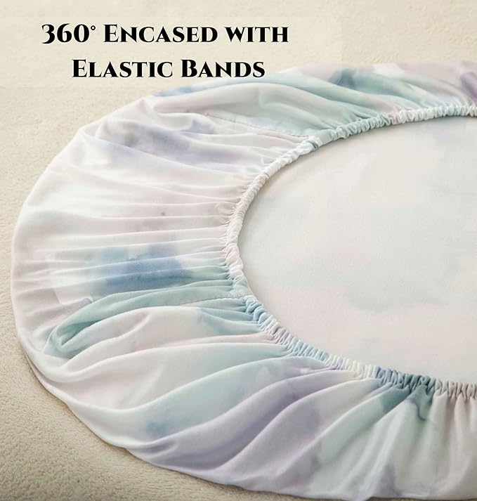 SDY Jersey Bassinet Sheets for Baby Boys and Girls,32 "x 16 "x 4", 2 Pack,Neutral Standard Oval/Retangle Fitted Bassinet Sheets for Toddler,Super Soft Breathable