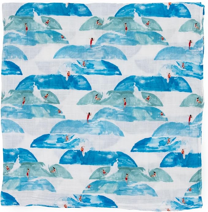 Little Unicorn Muslin Swaddle Blanket for Newborns & Infants | Soft & Breathable Fabric | Set of 3 Baby Blankets for Swaddling, Nursing, Shower Gifts (Summer Vibe)