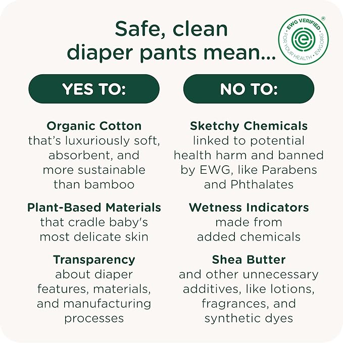 SmartyPants Pull Up Style Diapers | EWG Verified Safe & Plant-Based | Quilted 360 Waistband, Super Absorbent for Overnight Leak Protection | Training Pants by HealthyBaby | Size 5 (38 Count)