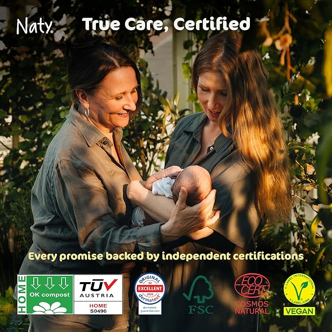 Eco by Naty Unscented Baby Wipes, (3 packs of 56), Plant based Compostable Wipes, 0% plastic. No nasty chemicals, 168 Count