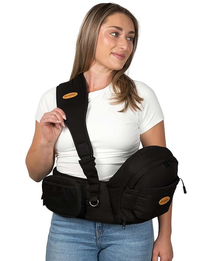 Premium Hip Seat Baby Carrier with Original Flexi-Soft Detachable Shoulder Strap - Safety Certified, Machine Washable, Ergonomic and Adjustable Waist Carrier for Newborns & Toddlers