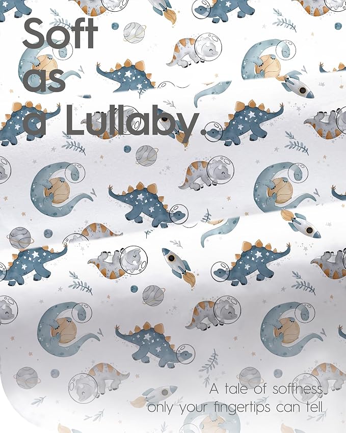 TotBasic Baby Crib Sheets Boy Girl for Standard Crib Mattress - Ultra Soft Jersey Knit Neutral Crib Mattress Sheet, Safe and Snug, Durable, Stylish Crib Sheet Fitted, 28''x52''x9'' Extra Deep Pocket