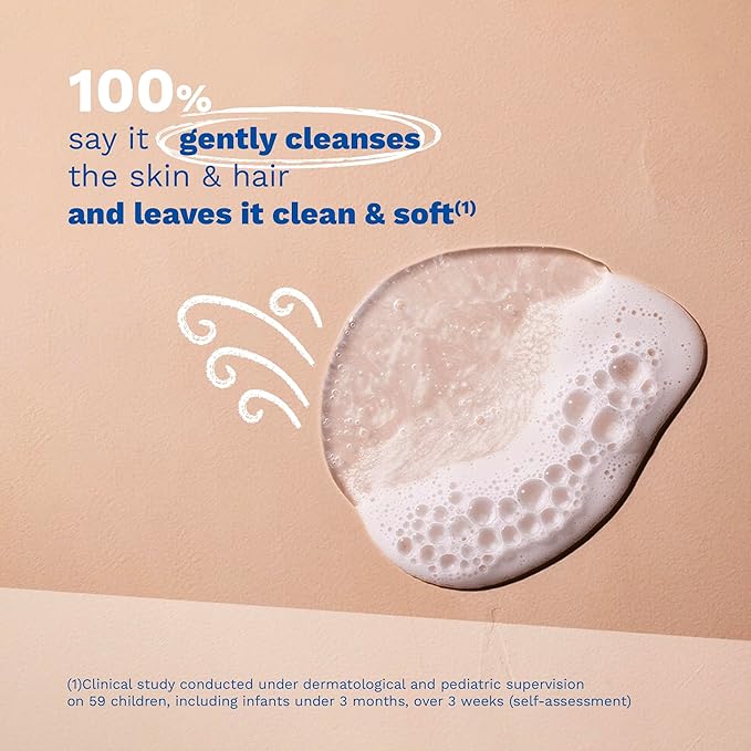 Mustela Baby Gentle Cleansing Gel - Baby Hair & Body Wash - with Natural Avocado fortified with Vitamin B5 - Biodegradable Formula & Tear-Free â€“ 25.35 fl. oz. (Pack of 1)