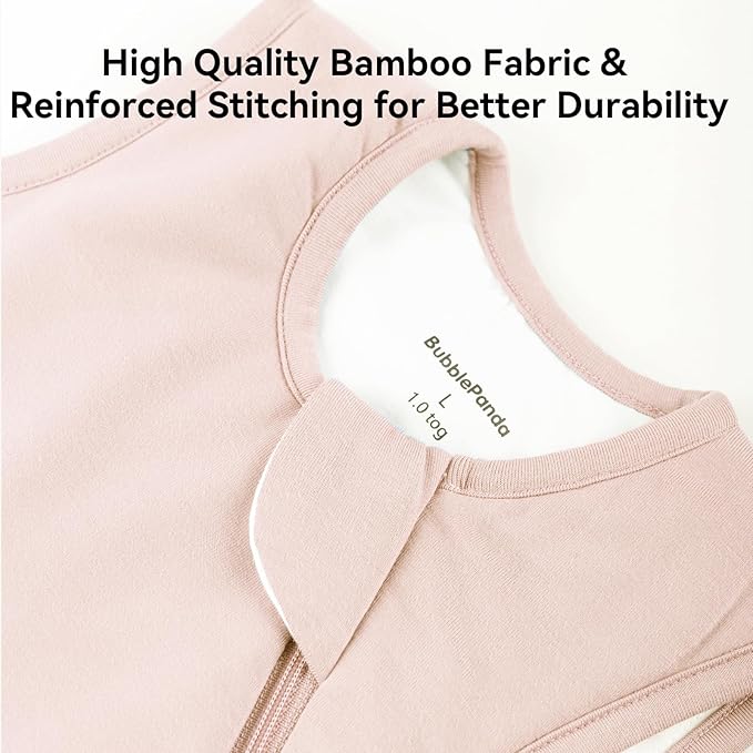 Rayon Made from Bamboo Sleep Sack 6-12 Months 2.5 Tog Winter Warm Ultra Soft Baby Wearable Blanket Toddler Sleep Sack for Babies Unisex Girl Boy 2-Way Zipper Quilted Thick Baby Sleeping Bag