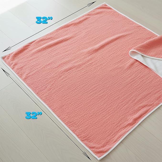 2-Pack Muslin Hooded Baby Towels, 100% Cotton, Towels for Babies, Infants, Toddles, Soft and Absorbent for Boy and Girl, Double Layered Baby Towel With Hood, Babies Muslin Towel Set (Pink Flowers)