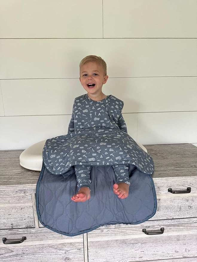 GUNAMUNA Sleep Sacks for Babies Toddlers and Newborns, Easy Changing Diaper Zipper, Cozy, 2.5 TOG