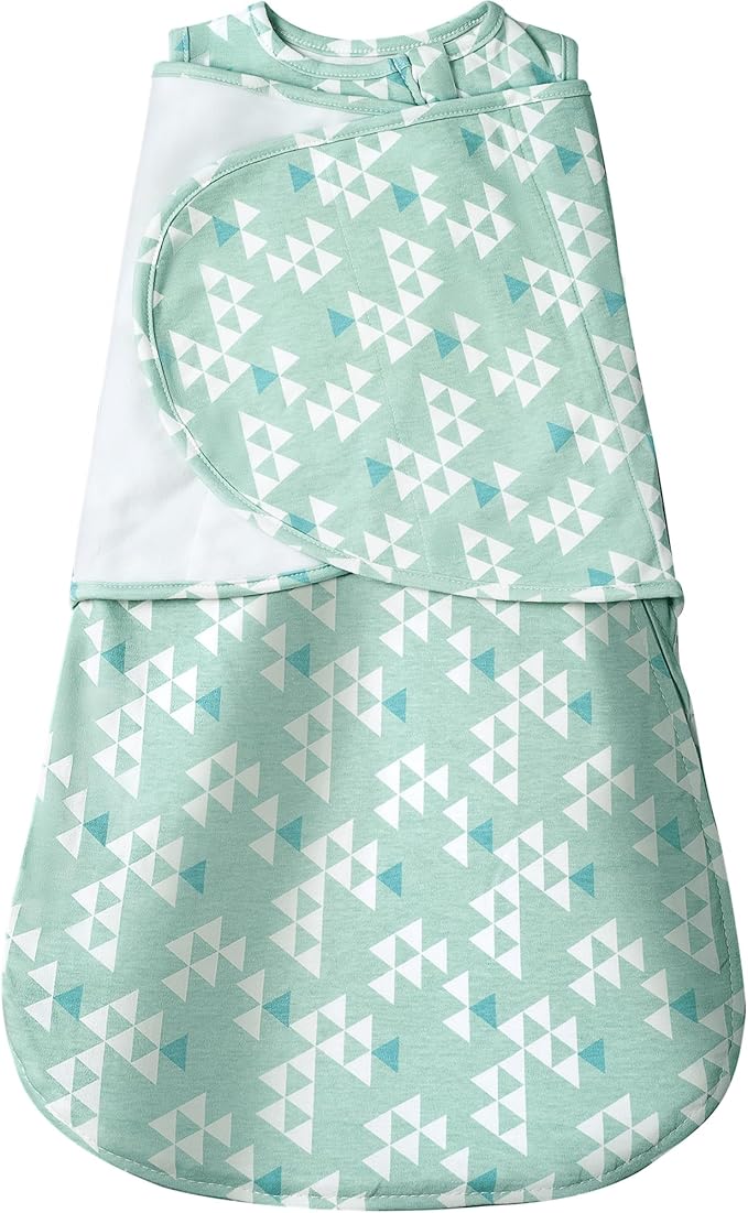 Baby Sleep Sack Swaddle,Swaddles 3-6 Months,3-Way Adjustable Wearable Transition Blanket Boy And Girl,100% Cotton,TOG 1.0(Green)