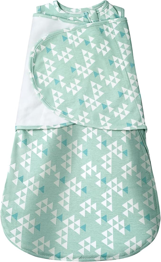 Baby Sleep Sack Swaddle,Swaddles 3-6 Months,3-Way Adjustable Wearable Transition Blanket Boy And Girl,100% Cotton,TOG 1.0(Green)