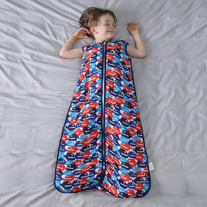 TADO MUSLIN Toddler Sleep Sack, 70% Rayon from Bamboo and 30% Cotton Baby Wearable Blanket Winter 2.5 TOG Sleeping Sack Soft Warm (2-4T)