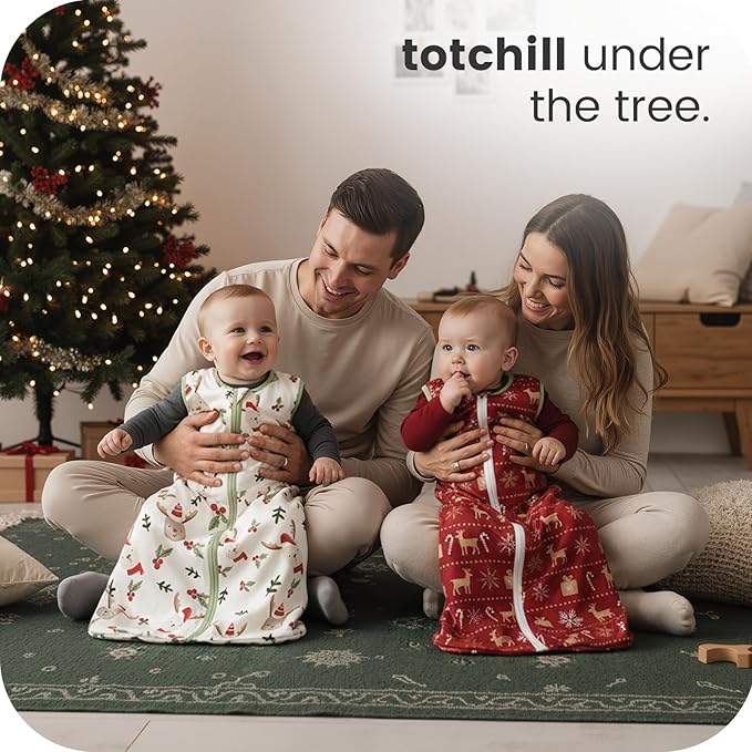 TOTCHILL Baby Sleep Sack, 1.0 TOG Cozy Wearable Blanket, Soft Sleeping Bag with Zipper, Toddler Sleep Sack 0-3-6-12-24-3T
