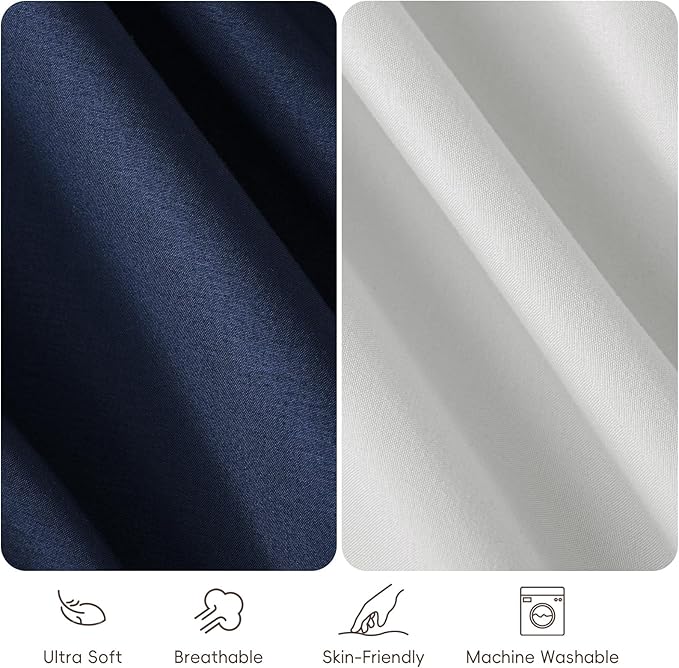 david's kids 4 Pack Fitted Crib Sheets, Ultra Soft Breathable Comfortable Baby Sheet Set for Boys Girls Neutral, 28x52 Inch Fits Standard Crib and Toddler Mattresses, Navy Space