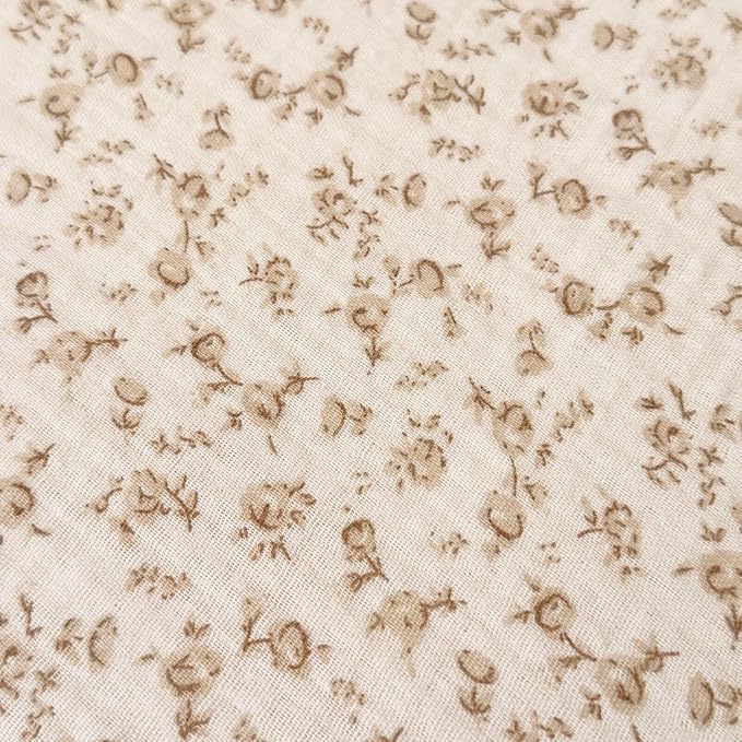 BuLuTu 2 Pack Floral Print Crib Sheets 52"x28" for Boys Girls, Muslin Cotton Fitted Sheets for Standard Crib and Toddler Mattress, Soft Breathable Toddler Sheets, Camellia & Forest