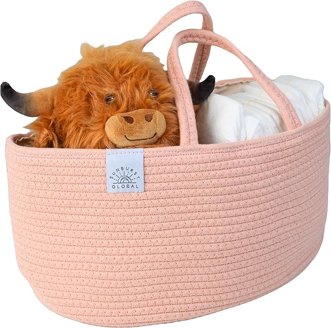 Diaper Caddy Organizer - Baby Shower Gifts - Newborn Essentials Must Haves - New Mommy Essentials - Boy or Girl Nursery Décor - Bed Caddy - Car Organizers and Storage.