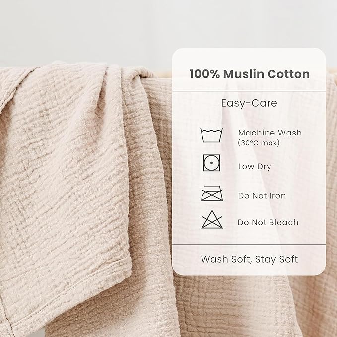 Konssy 2 Pack Muslin Bassinet Sheets for Baby Boy, 100% Cotton Soft Breathable Bassinet Mattress Sheets Fit for Hourglass Oval Cradle Rectangle Mattress (Coffee Check,Moon)