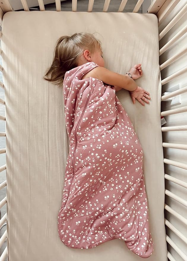 GUNAMUNA Sleep Sacks for Babies Toddlers and Newborns, Easy Changing Diaper Zipper, Cozy, 2.5 TOG