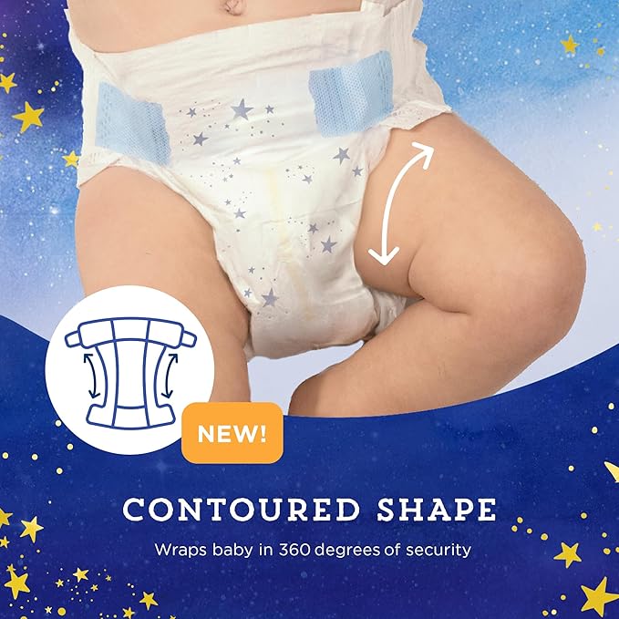 Amazon Brand - Mama Bear Overnight Diapers, Size 5, 62 Count