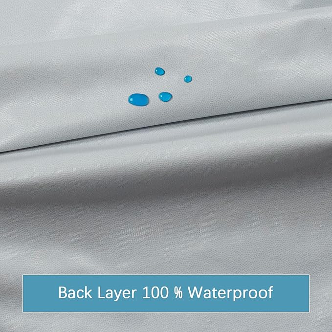 King Mattress Protector Waterproof, Noiseless & Soft Coverage King Size Mattress Cover Fitted Sheets with Deep Pocket up to 14", Super Breathable & Easy Wash Mattress Protector