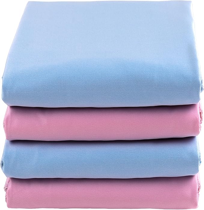 Waterproof Bed Pads for Adults,Kids, Dogs (30" x 36"|4 Pack) Waterproof and Machine Washable Large Sheet Protector with 8 Cup Absorbency