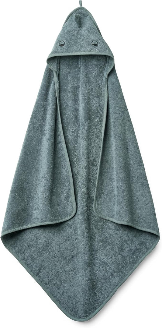 Baby Hooded Towel – Organic Cotton Baby Bath Towels – Baby Towels, Baby Bath Towels for Baby Boy, Baby Girl, Large 32" x 32" Super-Soft and Absorbent Baby Towels for Newborn (Dino - Tradewinds)