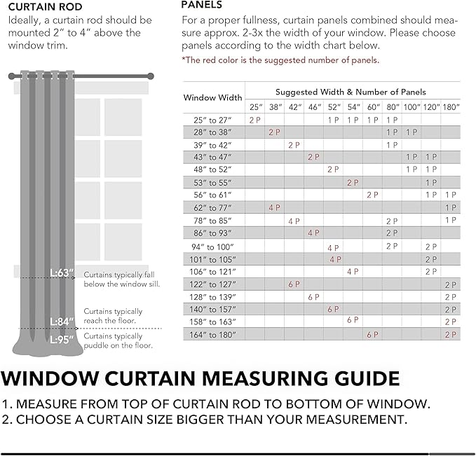 Deconovo Sliding Door Curtains, Room Darkening Drapes, Thermal Insulated Soundproof Grommet Drape, Silver Wave Dot Print, 42 x 108 Inch Long, Machine Washable Window Panels for Living Room, Set of 2
