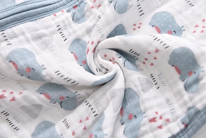 TADO MUSLIN Baby Sleep Sack 0-6 Months Wearable Blanket for Babies 100% Organic Cotton 2-Way Zipper YKK 0.5 TOG Toddler Sleeping Sacks