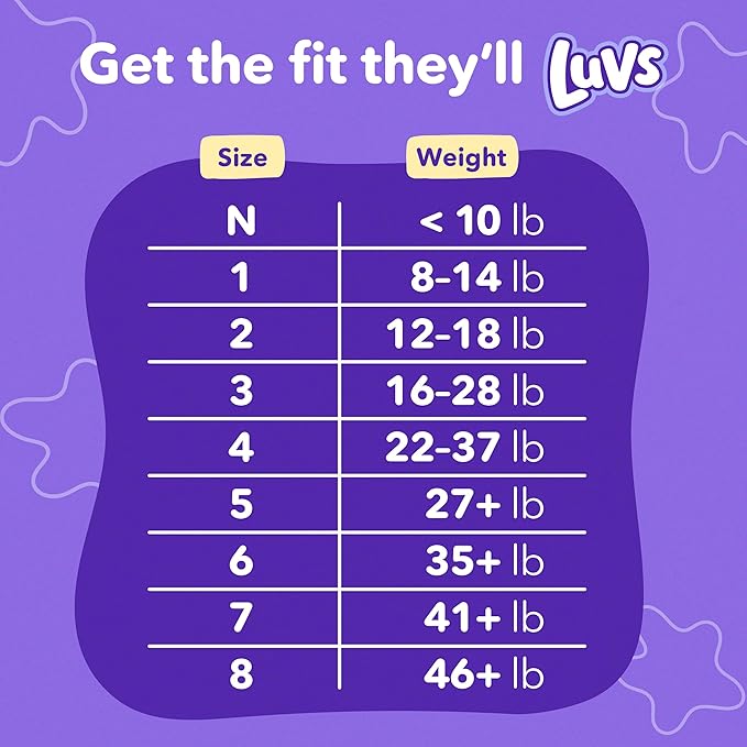 Luvs Size 1 Baby Diapers, Platinum Protection Bluey Diapers for Day & Night, Size 1, 294 Count (Packaging May Vary)