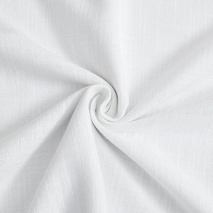 WEST LAKE 72 Inch White Bailey Pinch Pleated Full Blackout Curtains for Bedroom Living Room,Modern 100 Room Darkening Drpaes,Thermal Insulated Window Treatment with Back Tabs Hooks,60" Wx72 L,1 Panel