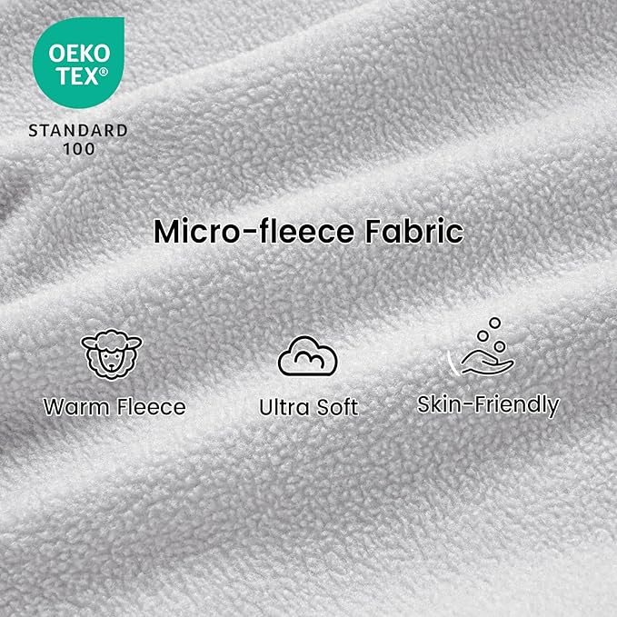 PHF Warm Micro-Fleece Baby Sleep Sack 18-24 Months, Soft Baby Wearable Blanket, 2-Way Zipper Sleeping Bags, 2 Pack Comfy Toddler Sleeping Sack for Boys, X-Large Size, Woodland